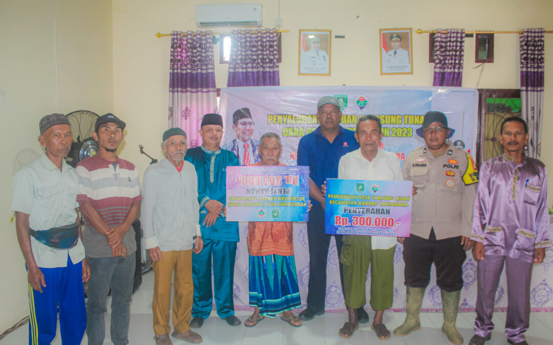 Pemdes Tanjung Leban lakukan Penyaluran BLT Terakhir tahun anggaran 2023