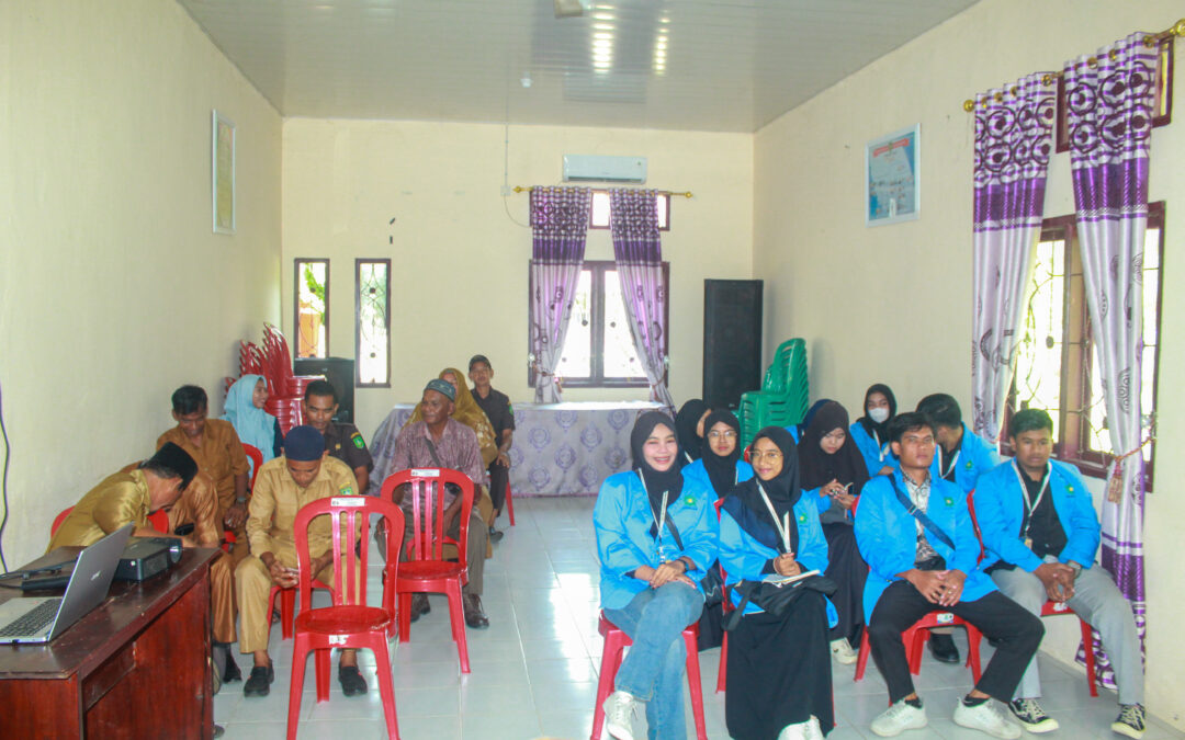 Penyambutan dan Perkenalan Mahasiwa KKN UIN SUSKA RIAU 2024
