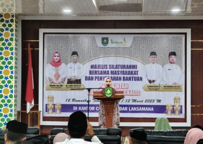 Safari Ramadhan Bupati Bengkalis dengan masyarakat Sekecamatan Bandar Laksamana