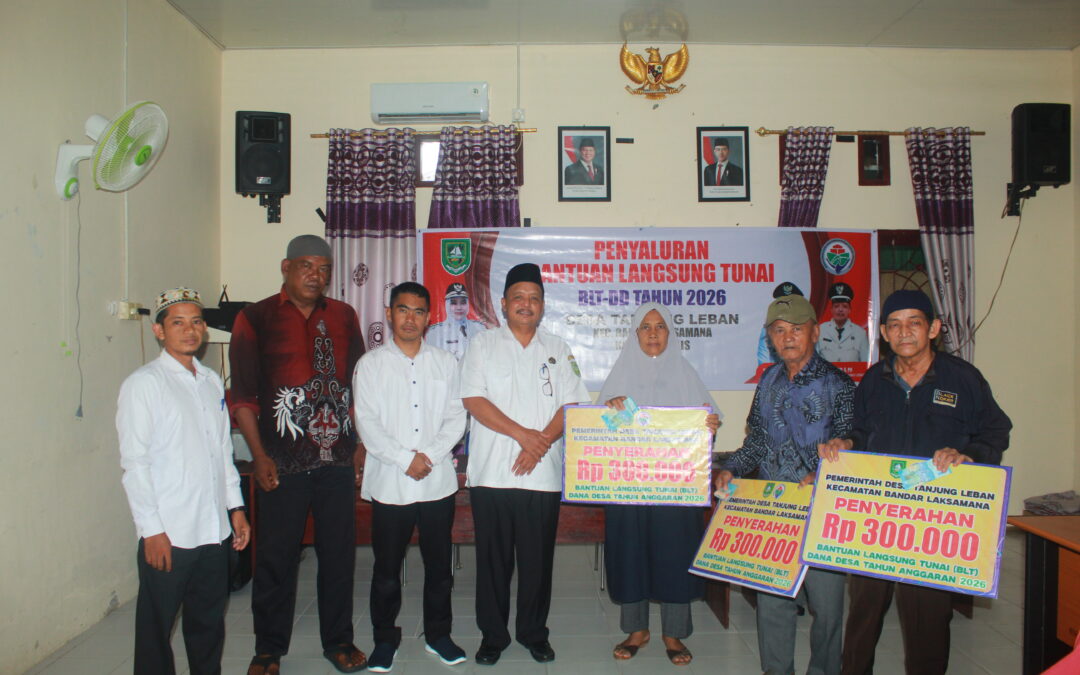 Pemerintah Desa Tanjung Leban Salurkan BLT-DD Tahun 2026