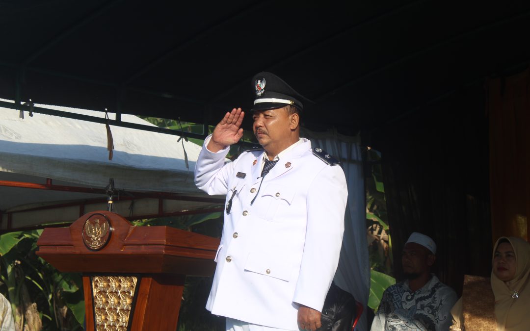Pj Kades Pimpin Peringatan HUT ke 80 RI di Desa Tanjung Leban