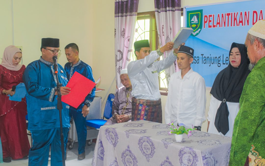 Pelantikan dan Pengangkatan Sumpah Perangkat Desa Tanjung Leban